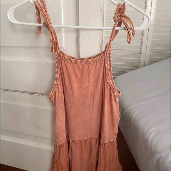 Altar’d State Burnt Orange Distressed Tank Small - Picture 1 of 5